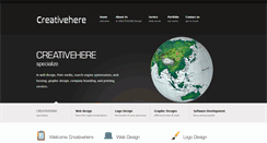 Desktop Screenshot of creativehere.com